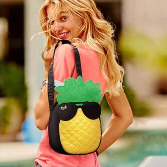 PINK Victoria's Secret Handbags - Victoria's Secret PINK Pineapple Cooler